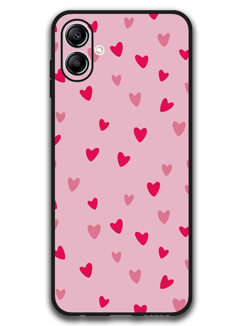 Theodor Case Compatible with Samsung Galaxy A07 6.7 Inch Protection Shockproof Bumper Cover Small Hearts - Image 1